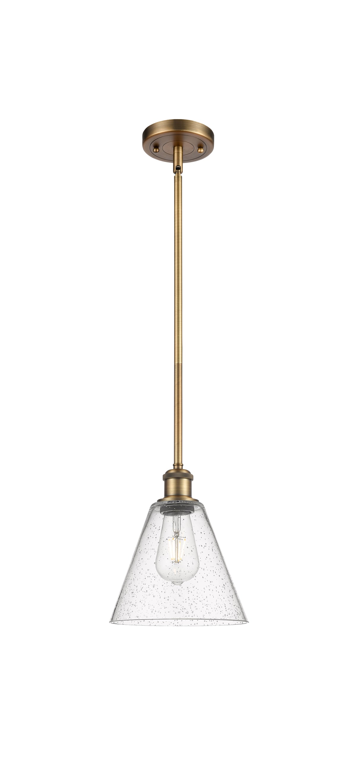 Ballston Mini Pendant Antique Brass Finish