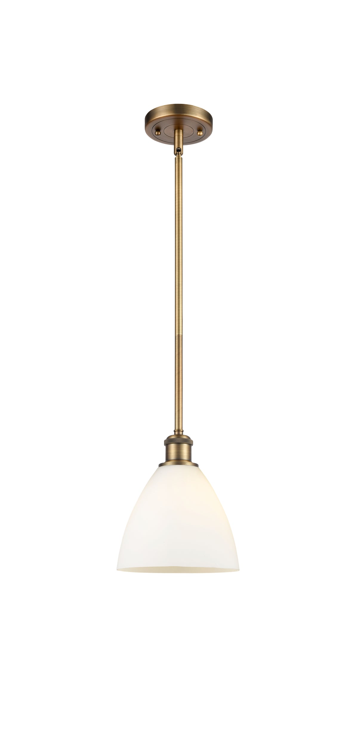 Ballston Mini Pendant Antique Brass Finish