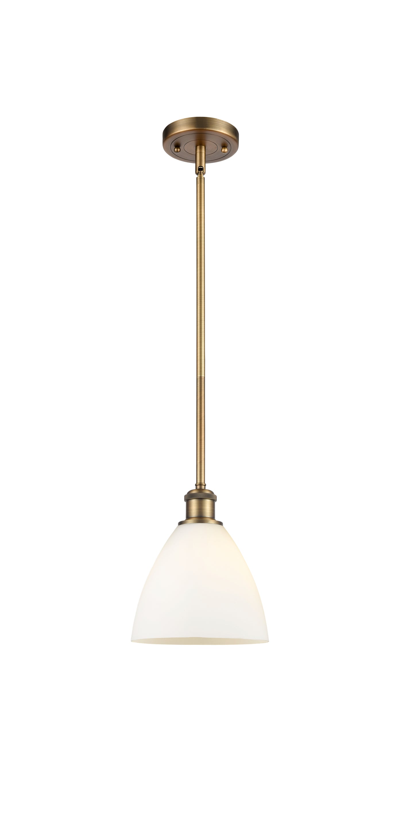 Ballston Mini Pendant Antique Brass Finish