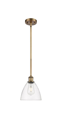 Ballston Mini Pendant Antique Brass Finish