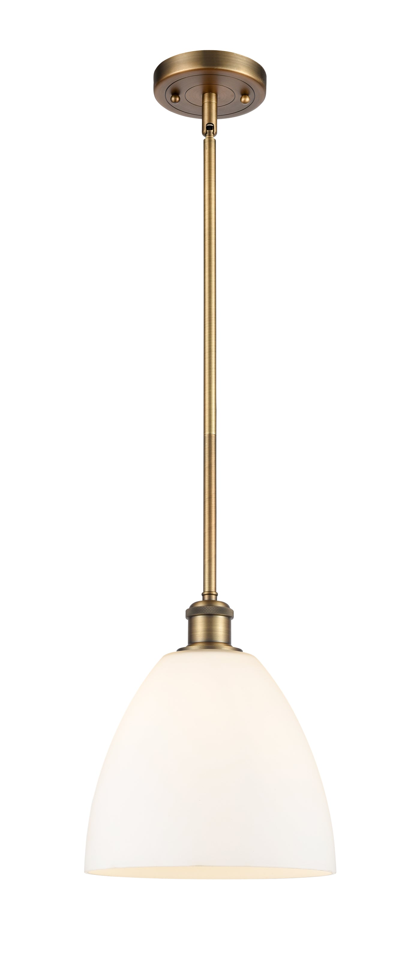 Ballston Mini Pendant Antique Brass Finish
