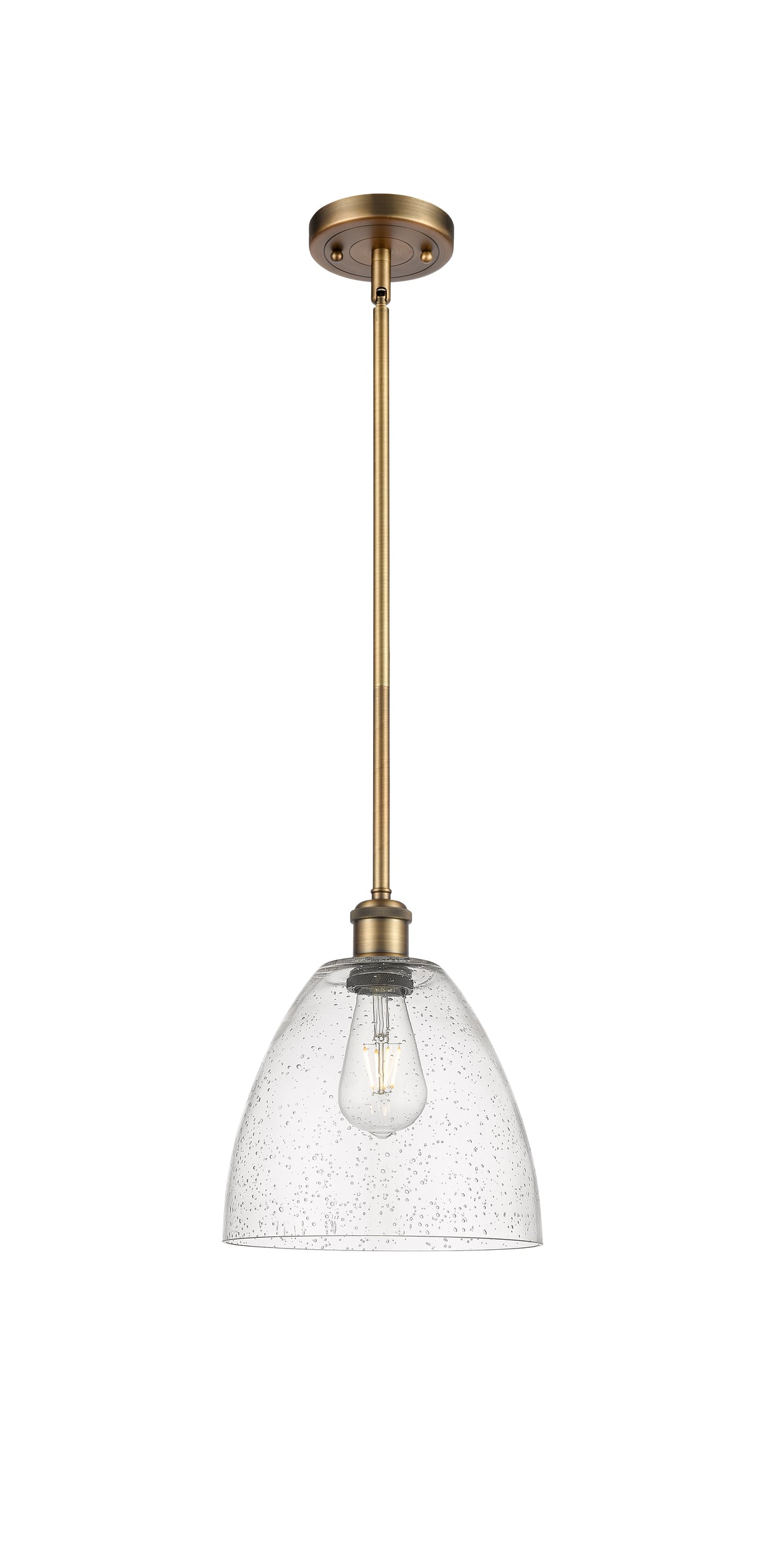 Ballston Mini Pendant Antique Brass Finish