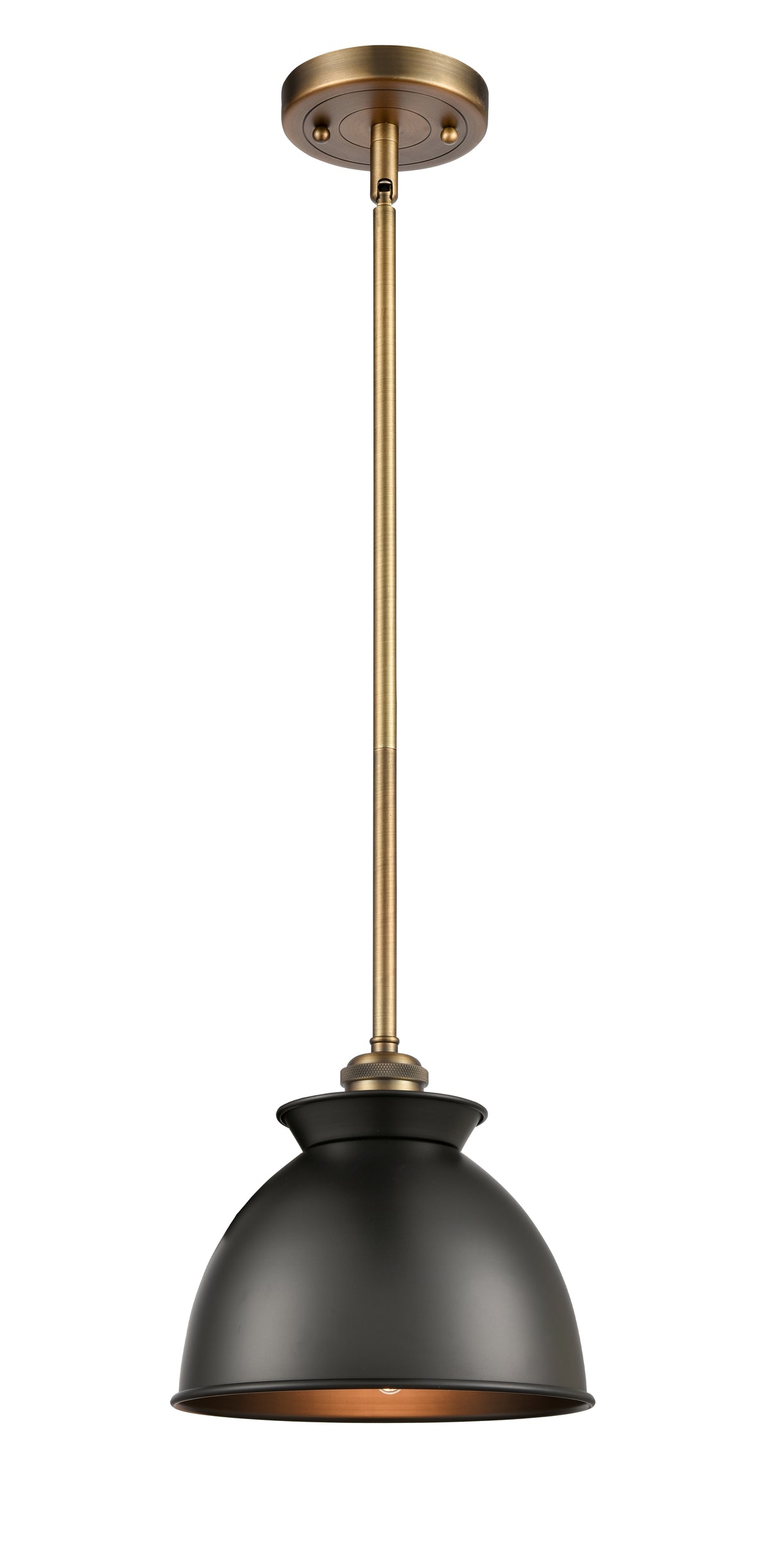 Ballston Mini Pendant Antique Brass 8.25