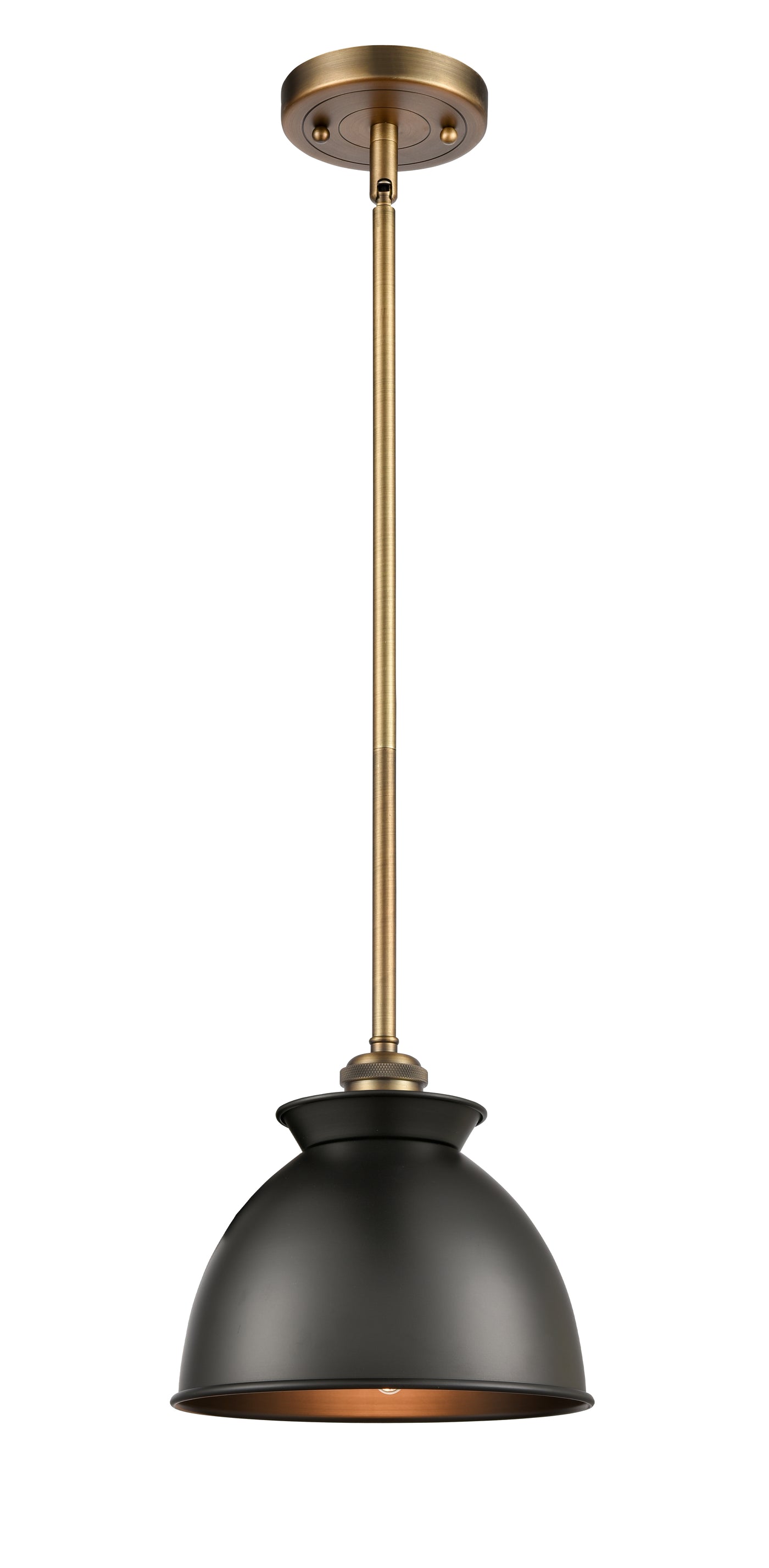 Ballston Mini Pendant Antique Brass Finish