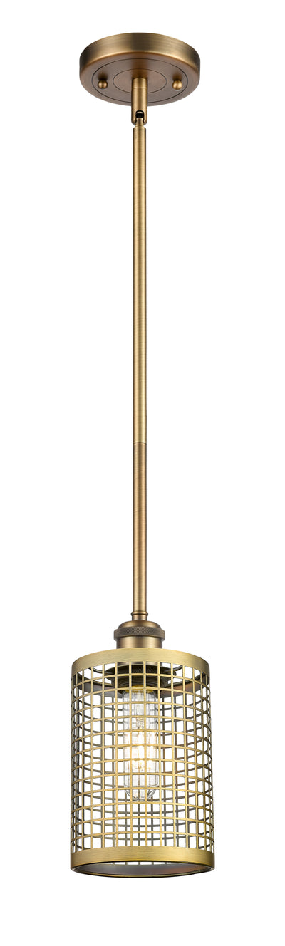 Ballston Mini Pendant Antique Brass Finish