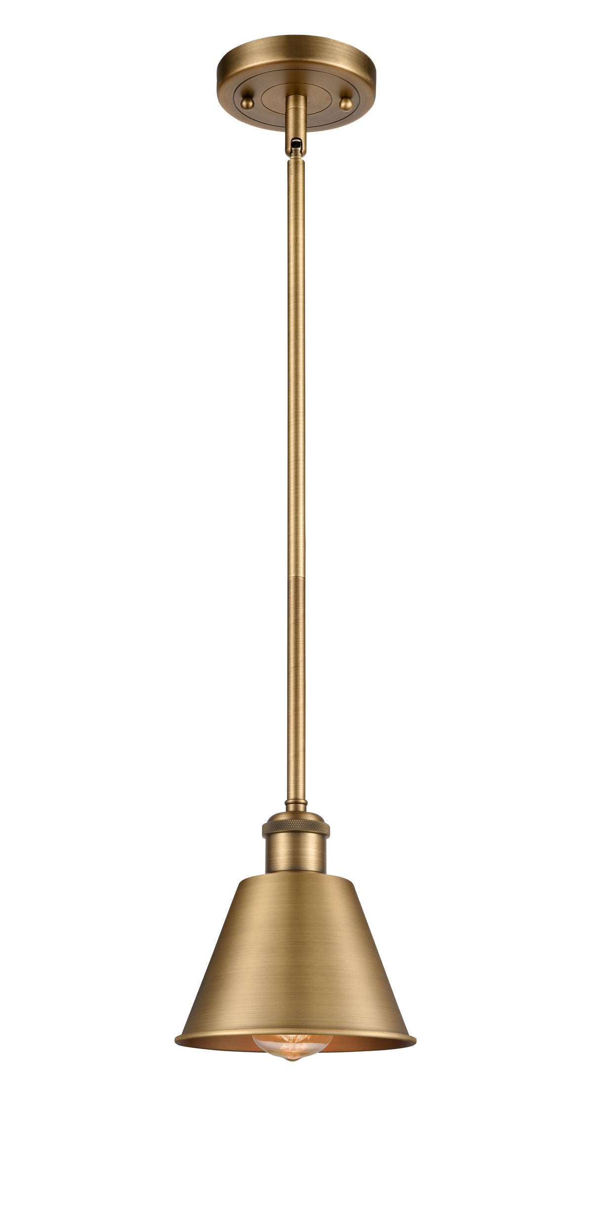 Ballston Mini Pendant Antique Brass Finish