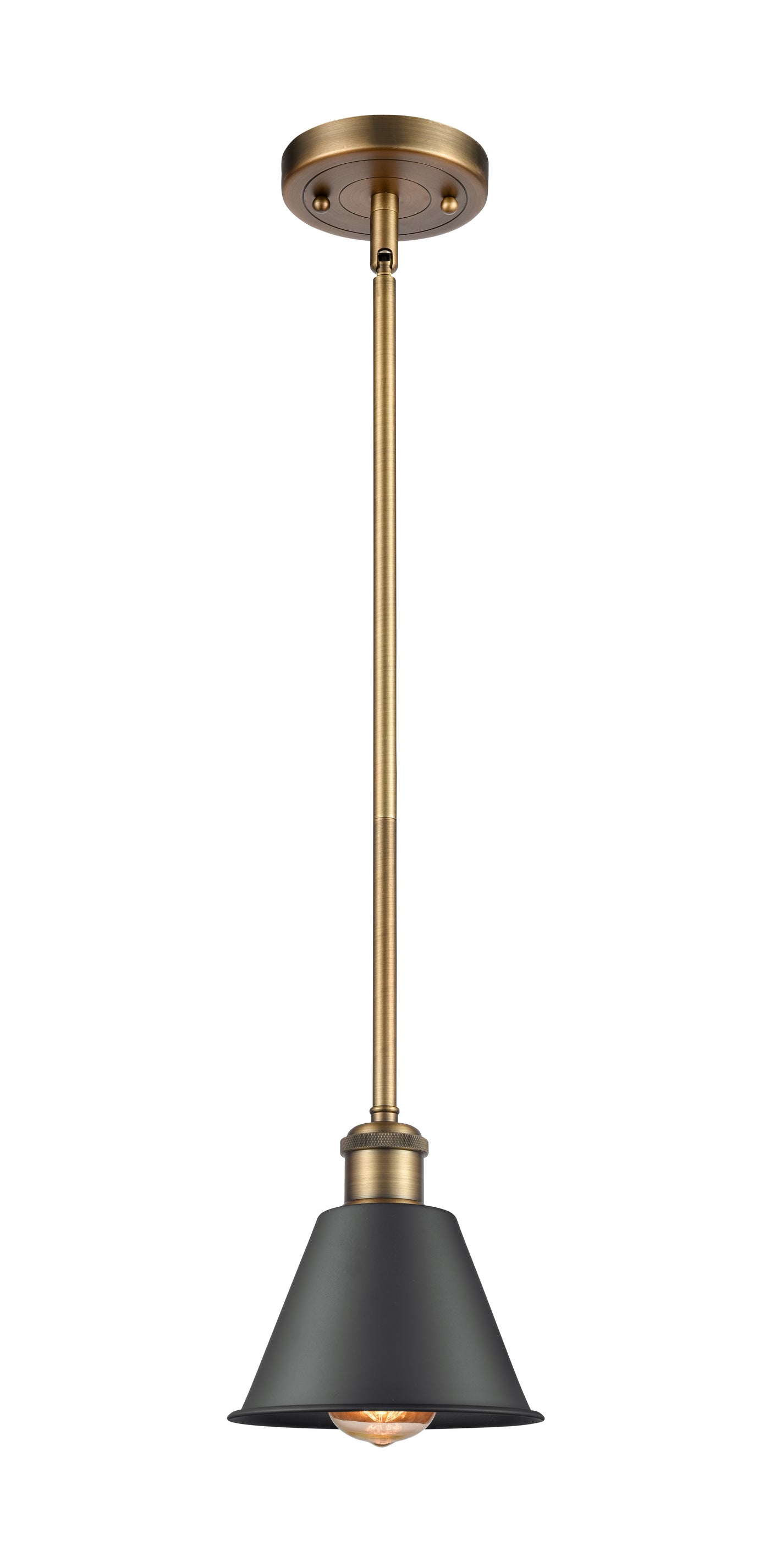 Ballston Mini Pendant Antique Brass Steel