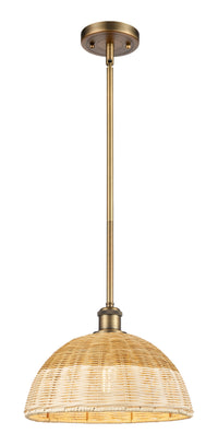 Ballston Mini Pendant Antique Brass Finish