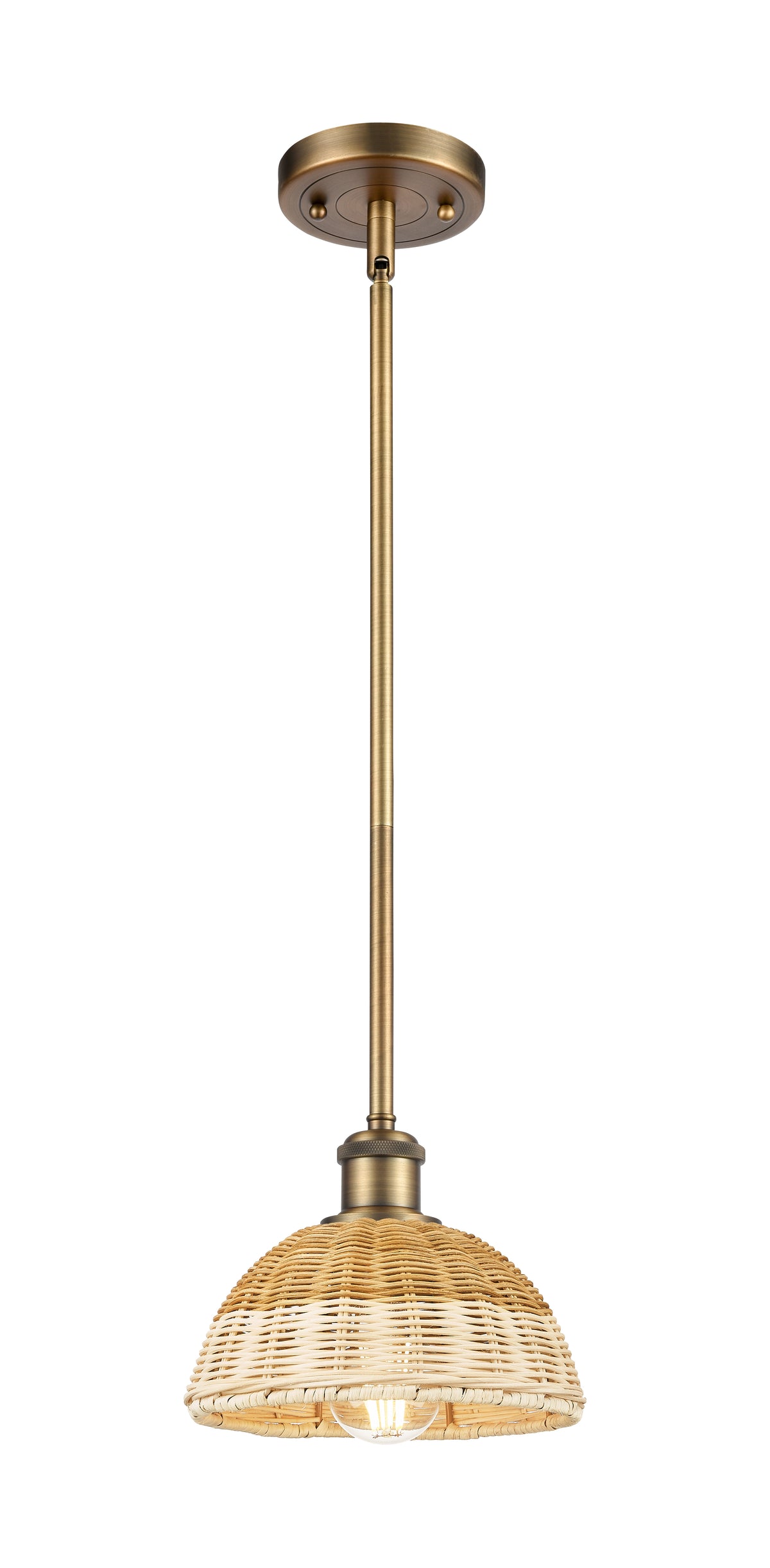 Ballston Mini Pendant Antique Brass