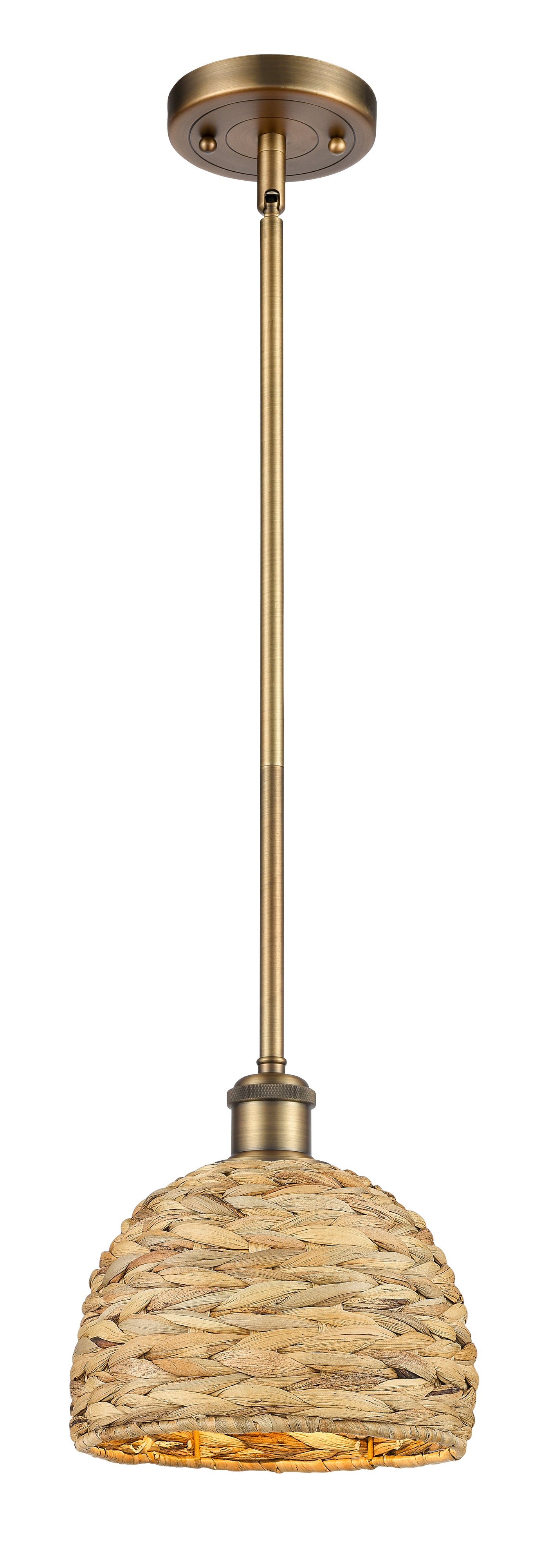 Ballston Mini Pendant Antique Brass Finish