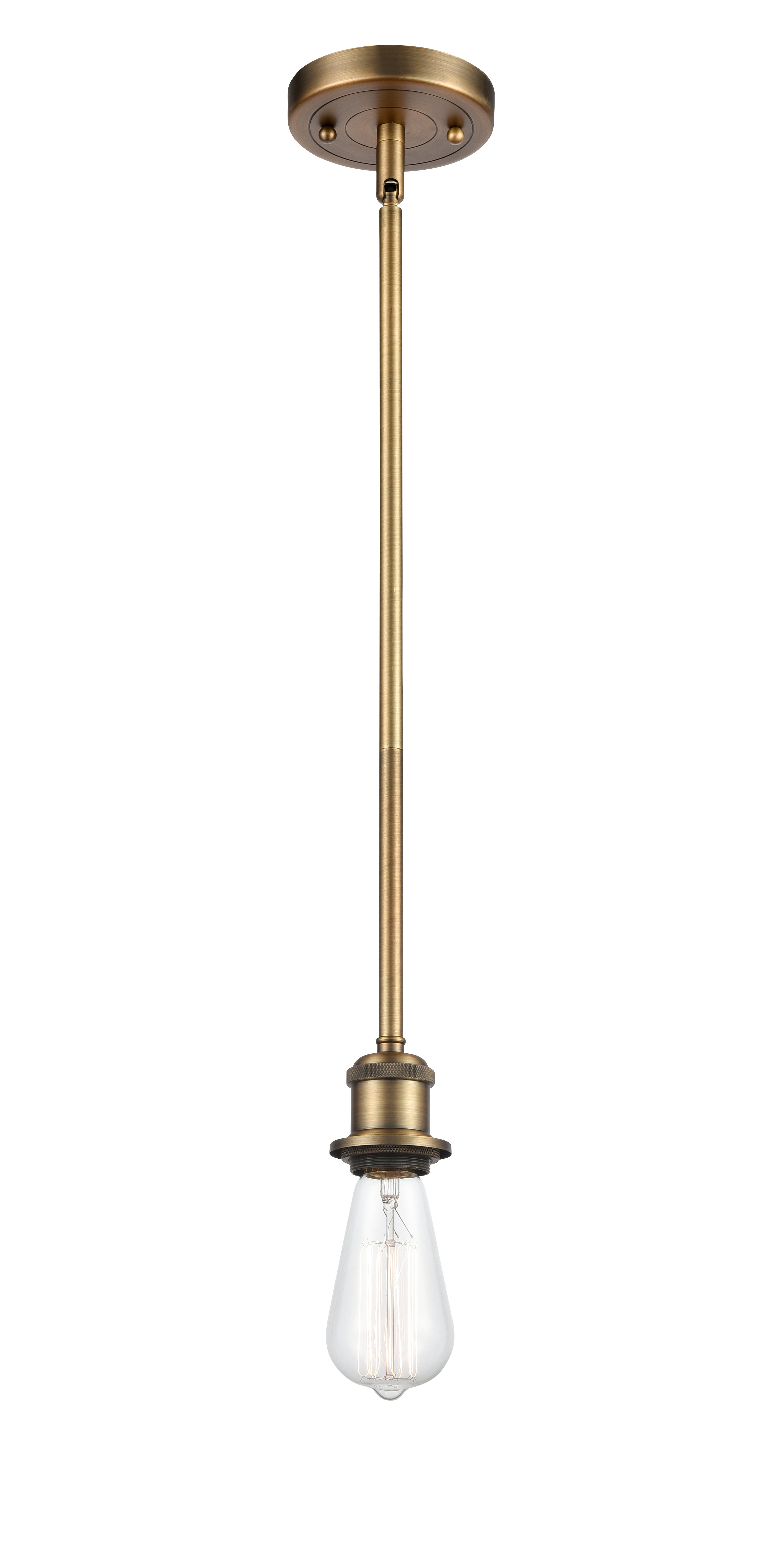 Ballston Mini Pendant Antique Brass Finish