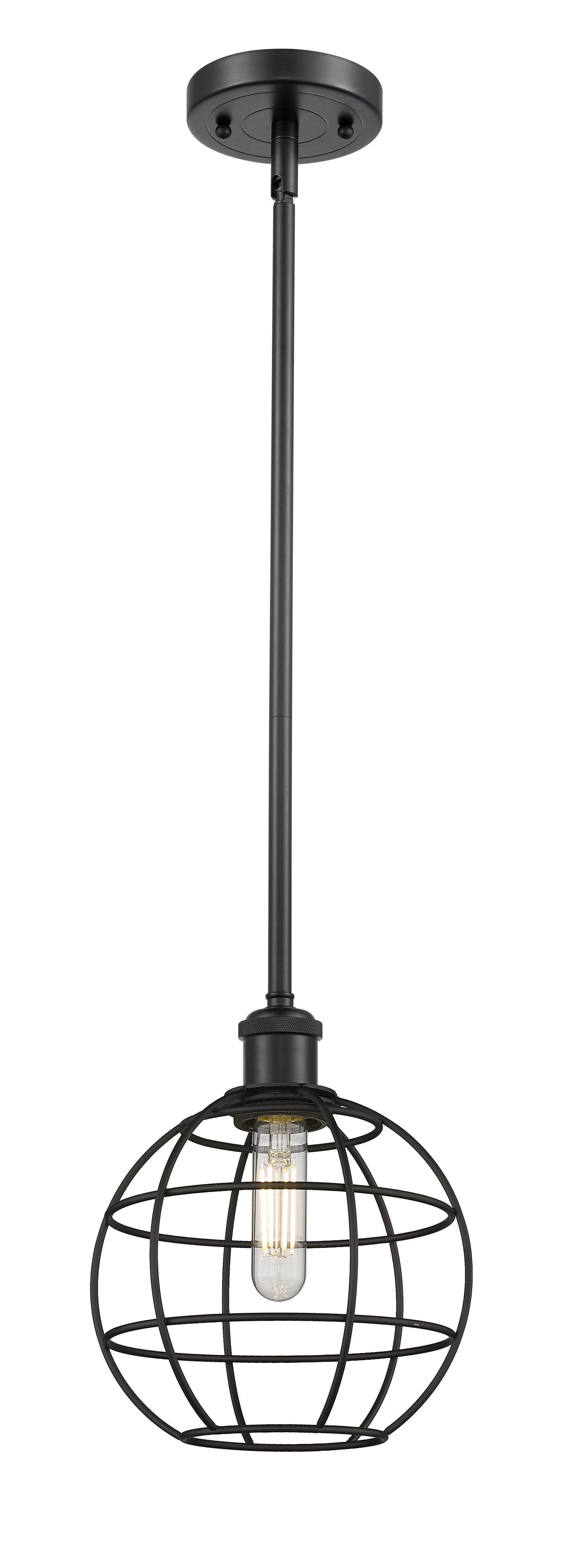 Ballston Mini Pendant Antique Brass 8 Inch