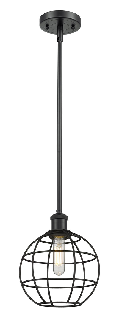Ballston Mini Pendant Antique Brass 8 Inch
