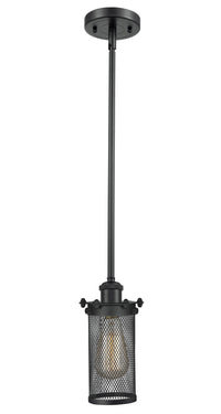 Austere Mini Pendant Matte Black Brass