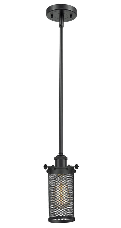 Austere Mini Pendant Matte Black Brass