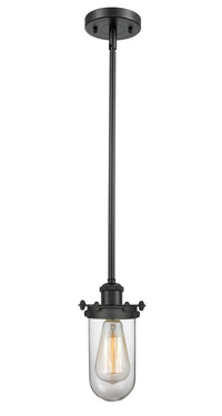 Austere Mini Pendant Matte Black Brass