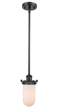 Austere Mini Pendant Matte Black Brass