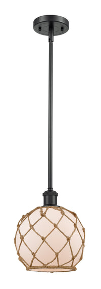 Ballston Mini Pendant Antique Brass 8 Inch