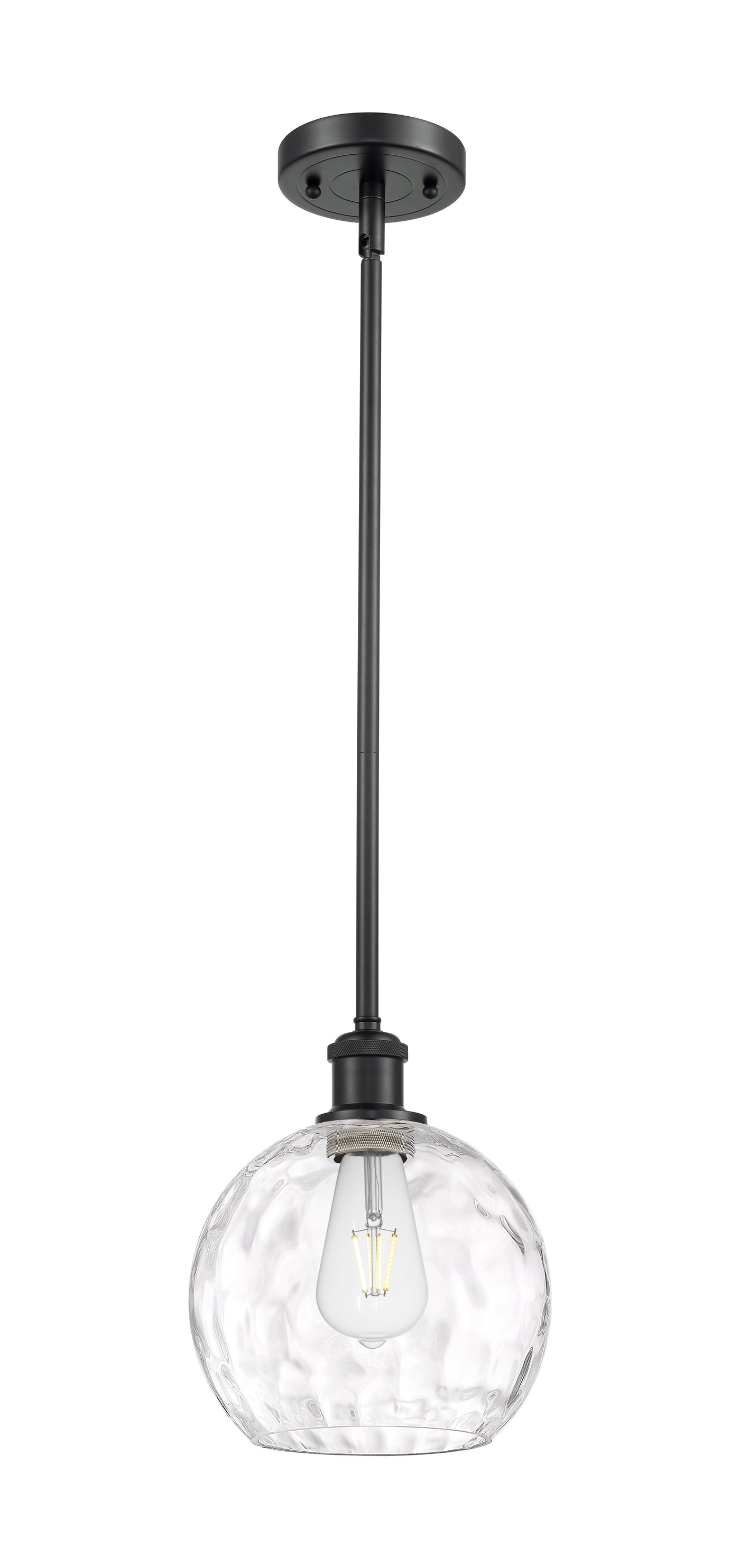 Ballston Mini Pendant Antique Brass Glass