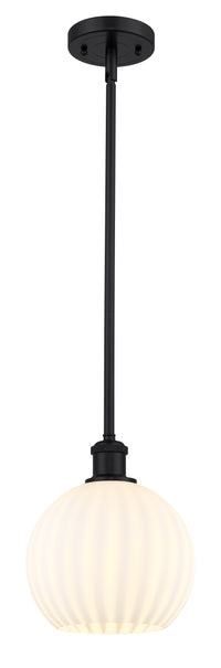 Ballston Mini Pendant Brass 8 Inch Dimmable