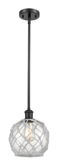 Ballston Mini Pendant Antique Brass 8 Inch