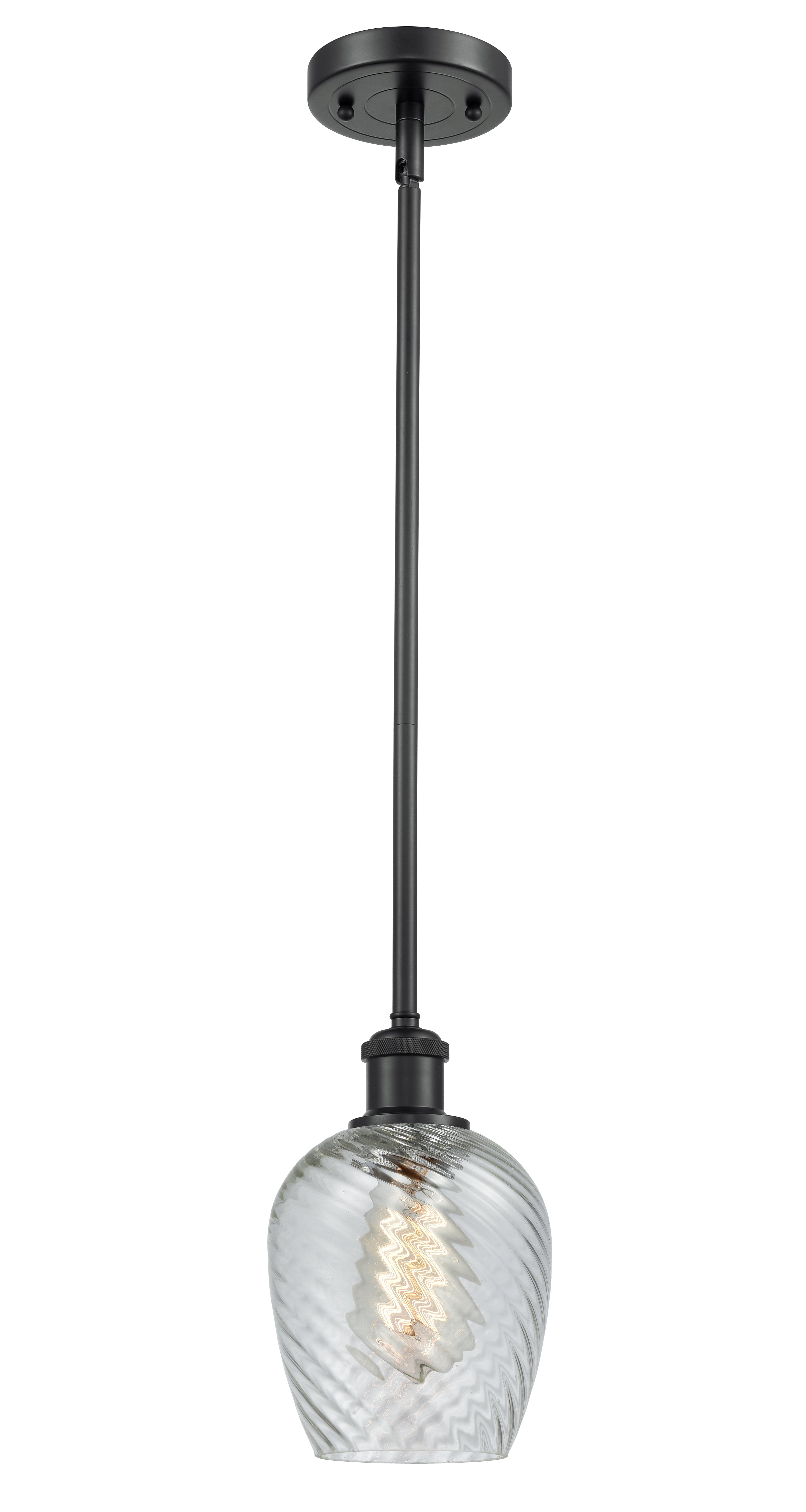 Ballston Mini Pendant Antique Brass Glass