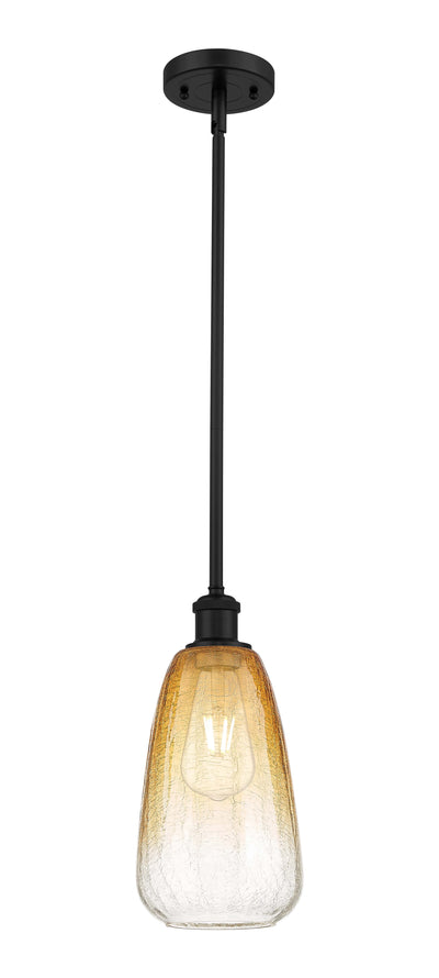 Ballston Mini Pendant Antique Brass Glass