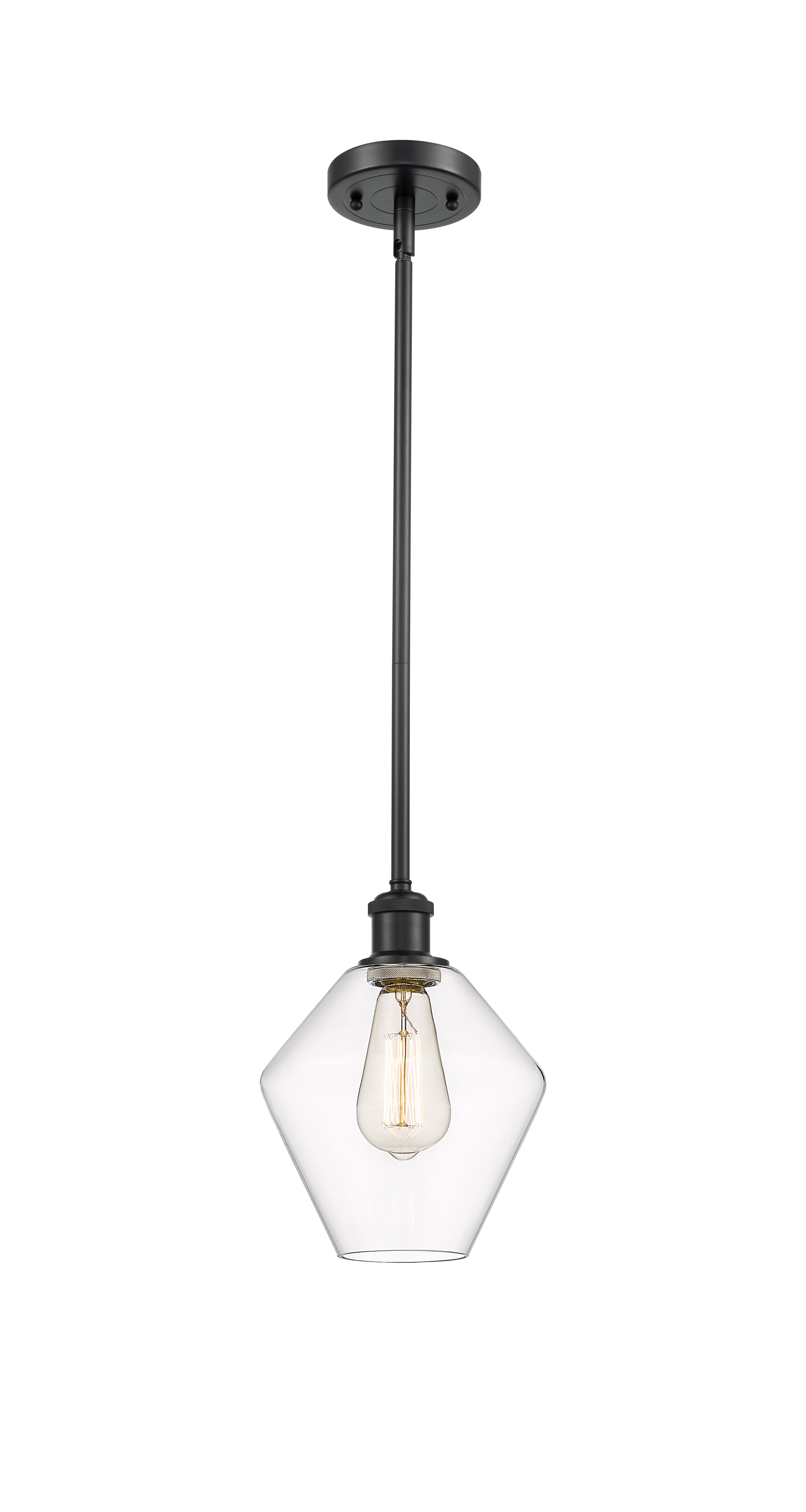 Ballston Mini Pendant Antique Brass 8 Inch
