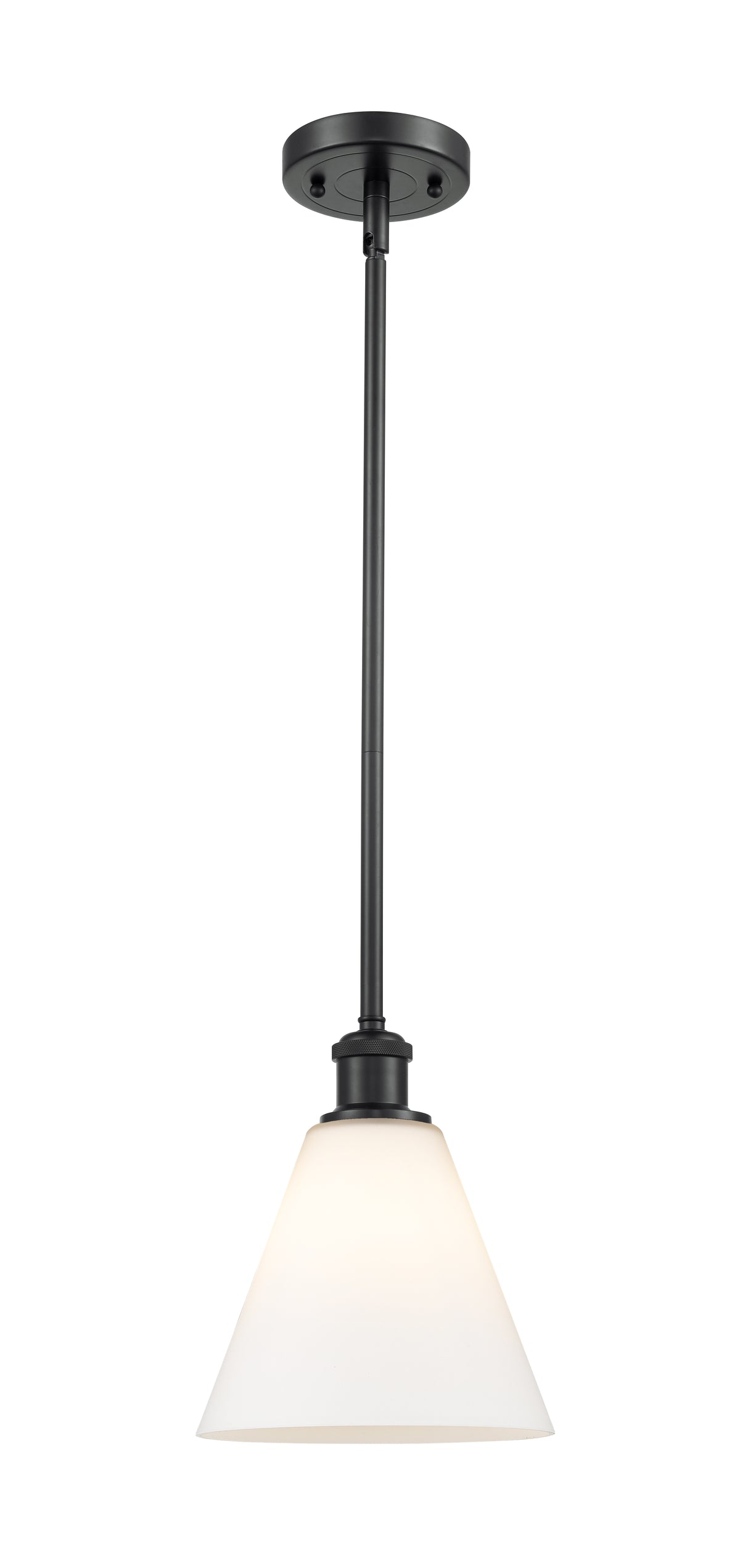 Ballston Mini Pendant Antique Brass 8 Inch