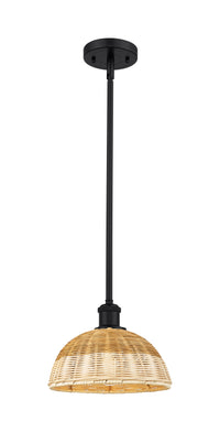 Ballston Mini Pendant Antique Brass Finish