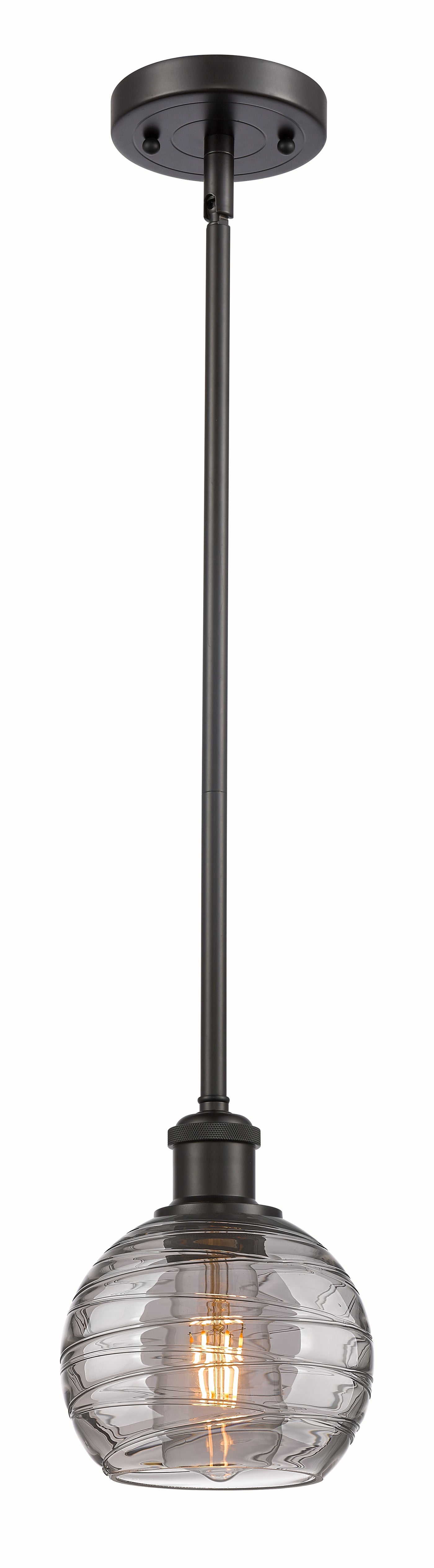 Ballston Mini Pendant Antique Brass Finish