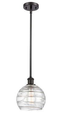 Ballston Mini Pendant Antique Brass 8 Inch