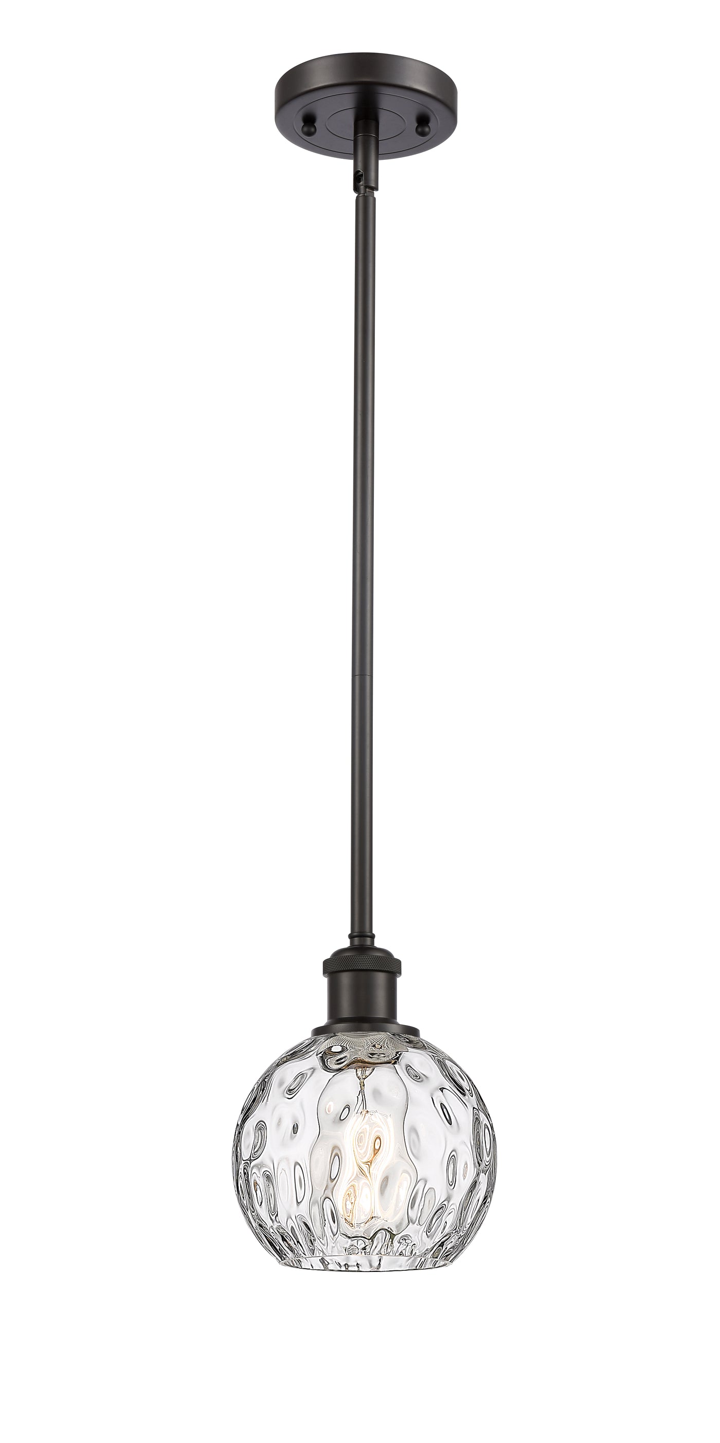 Ballston Mini Pendant Antique Brass Glass