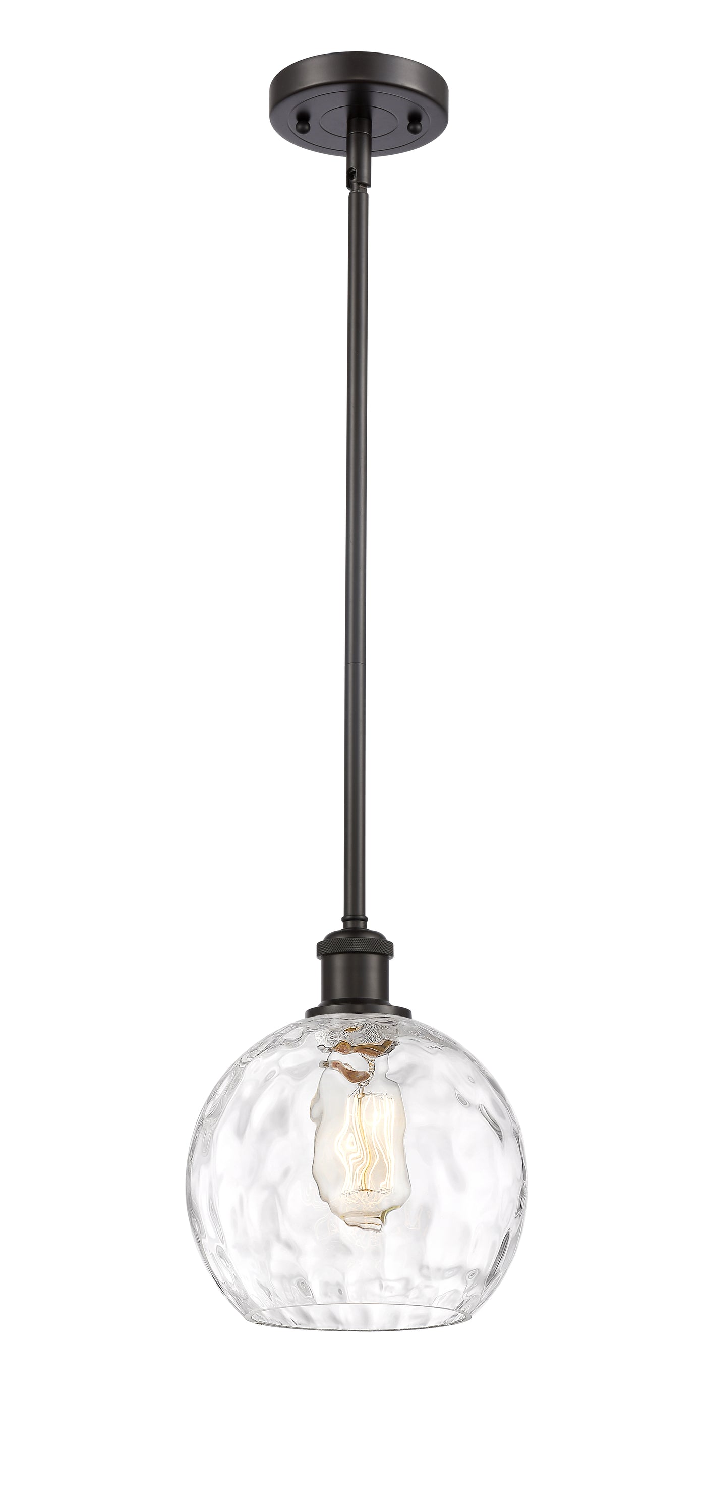 Ballston Mini Pendant Antique Brass Glass
