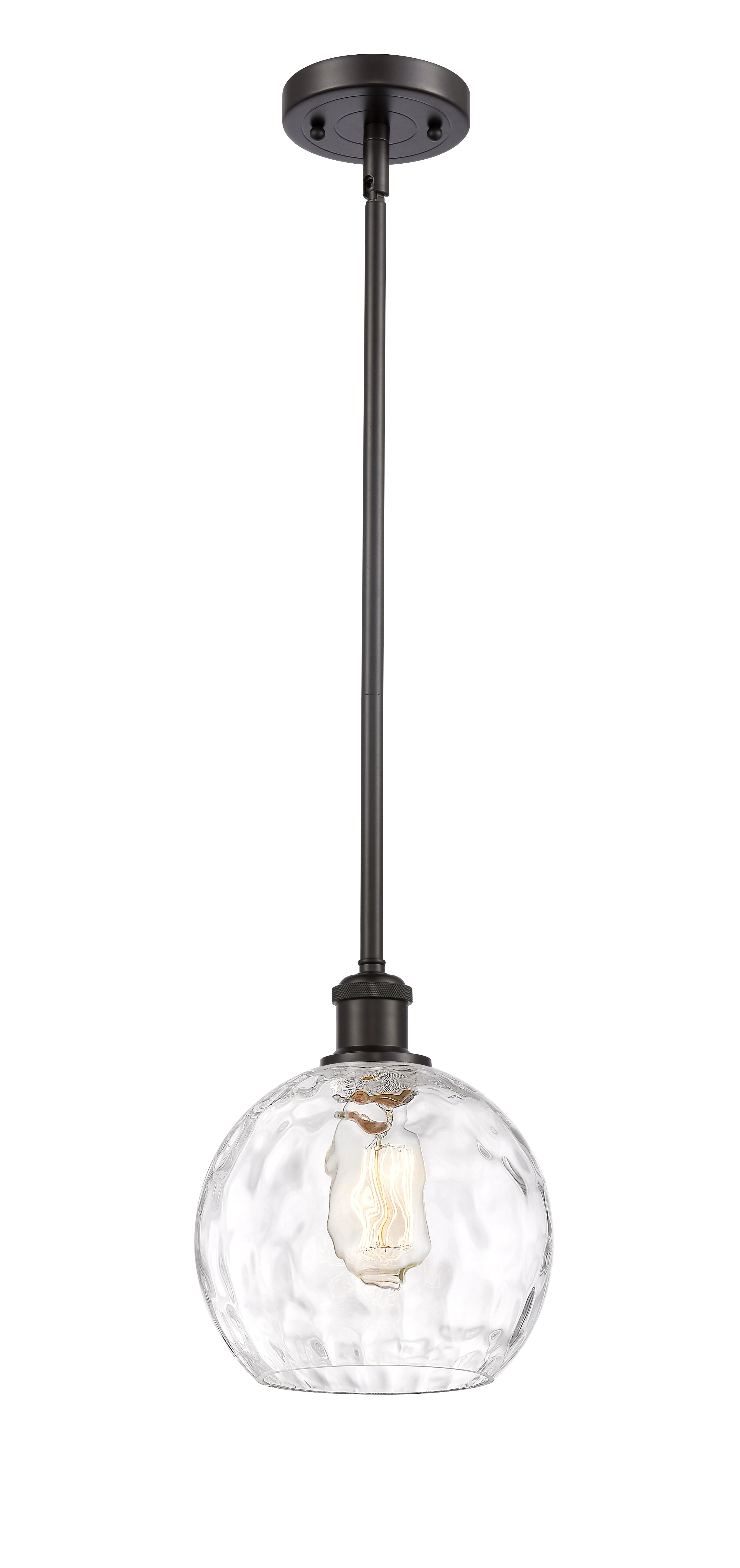 Ballston Mini Pendant Antique Brass 8 inch