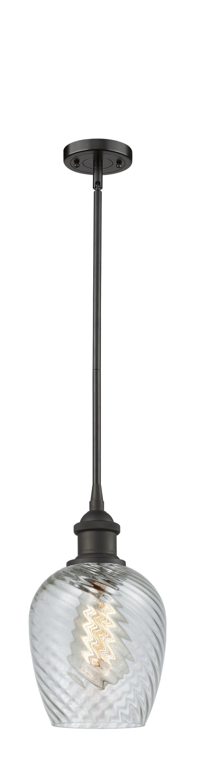 Ballston Mini Pendant Antique Brass Glass