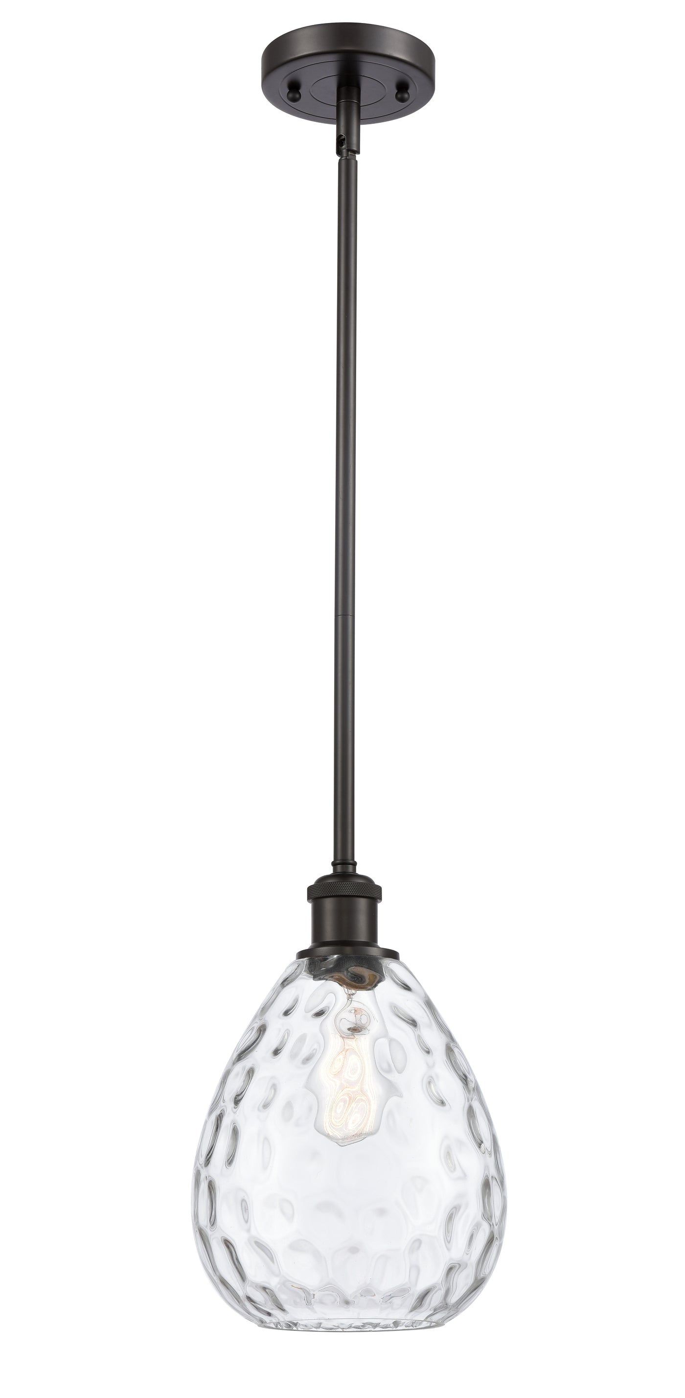 Ballston Mini Pendant Antique Brass Glass