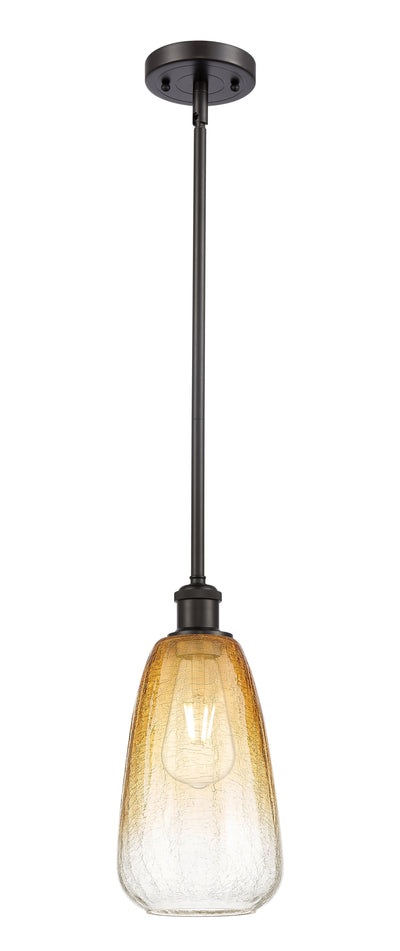 Ballston Mini Pendant Antique Brass Glass
