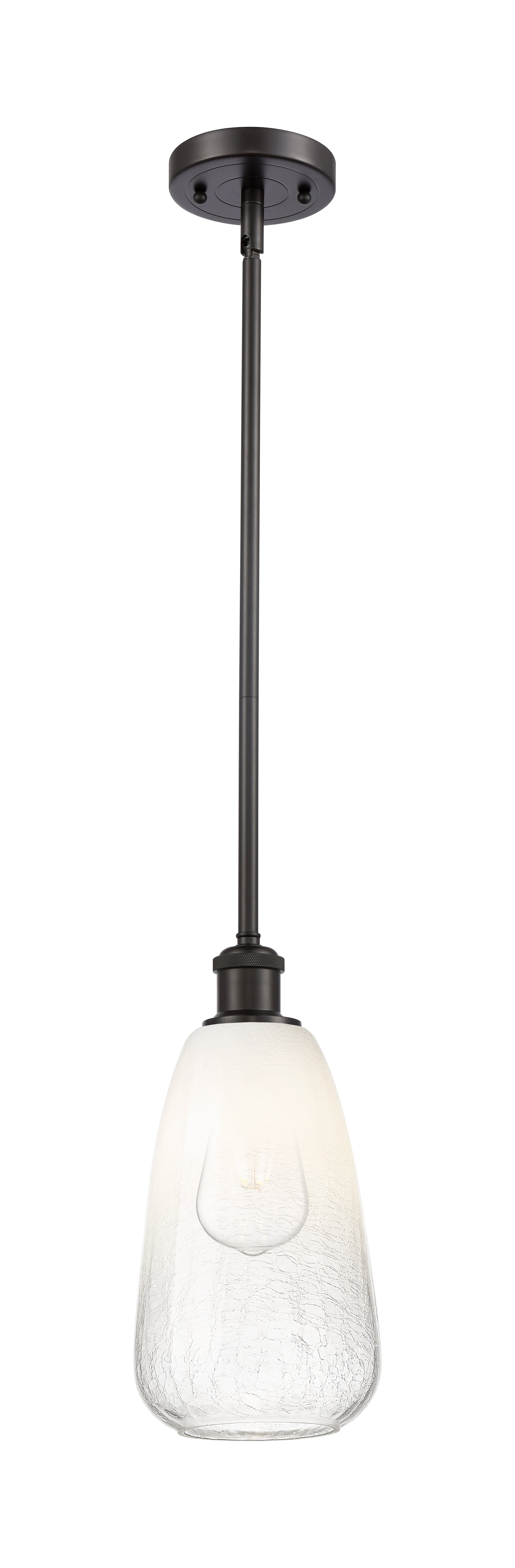 Ballston Mini Pendant Antique Brass Glass