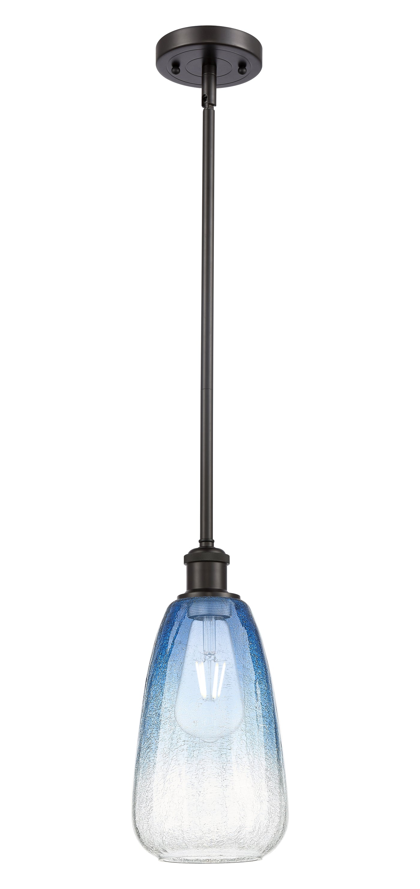 Ballston Mini Pendant Antique Brass Glass