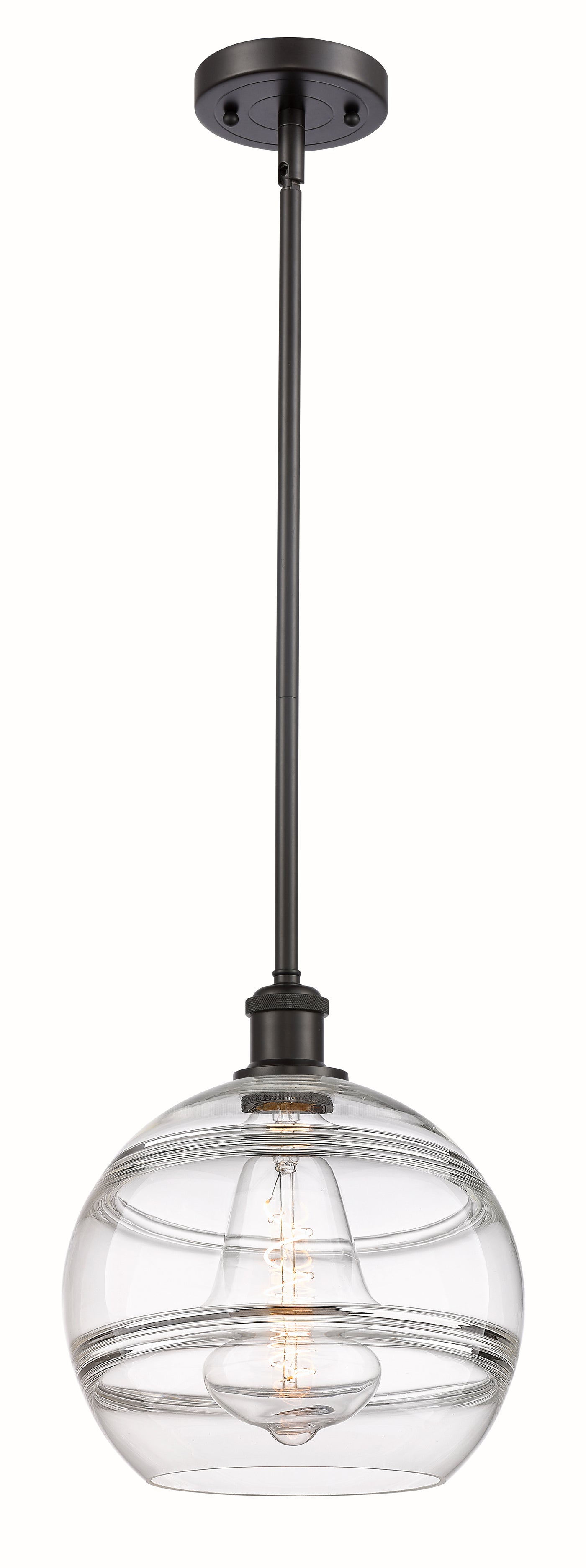Ballston Mini Pendant Antique Brass 10 Inch