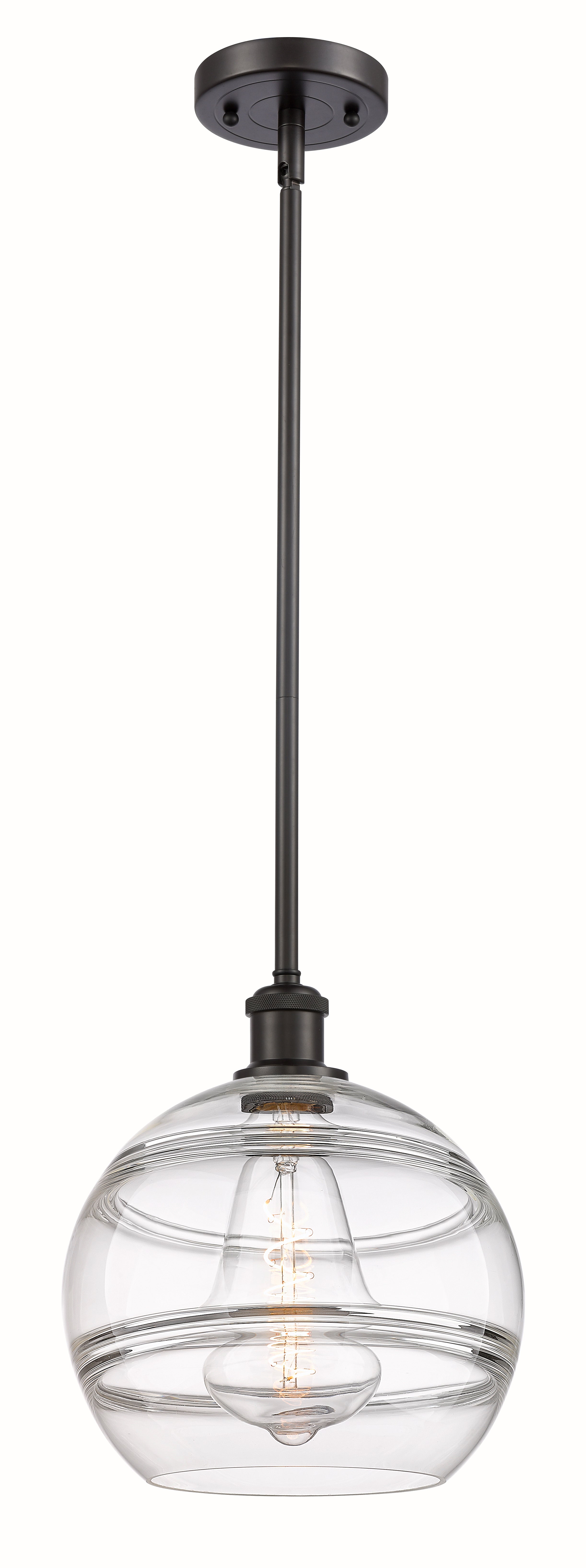 Ballston Mini Pendant Antique Brass 10 Inch