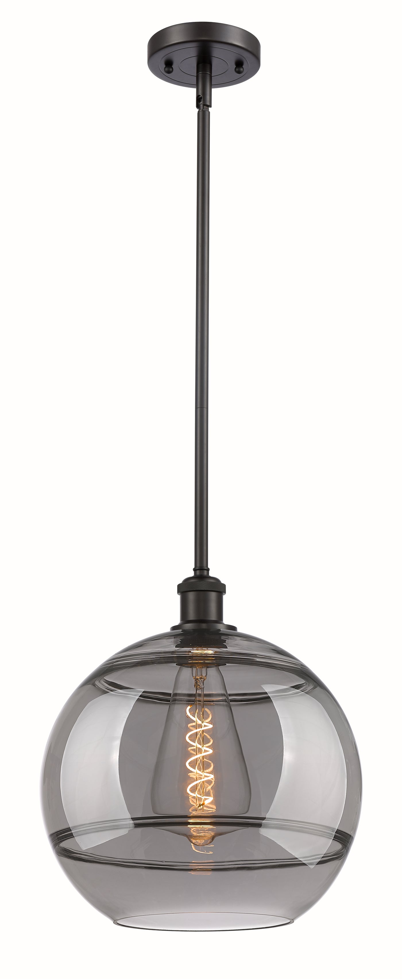 Ballston Mini Pendant Antique Brass Dimmable