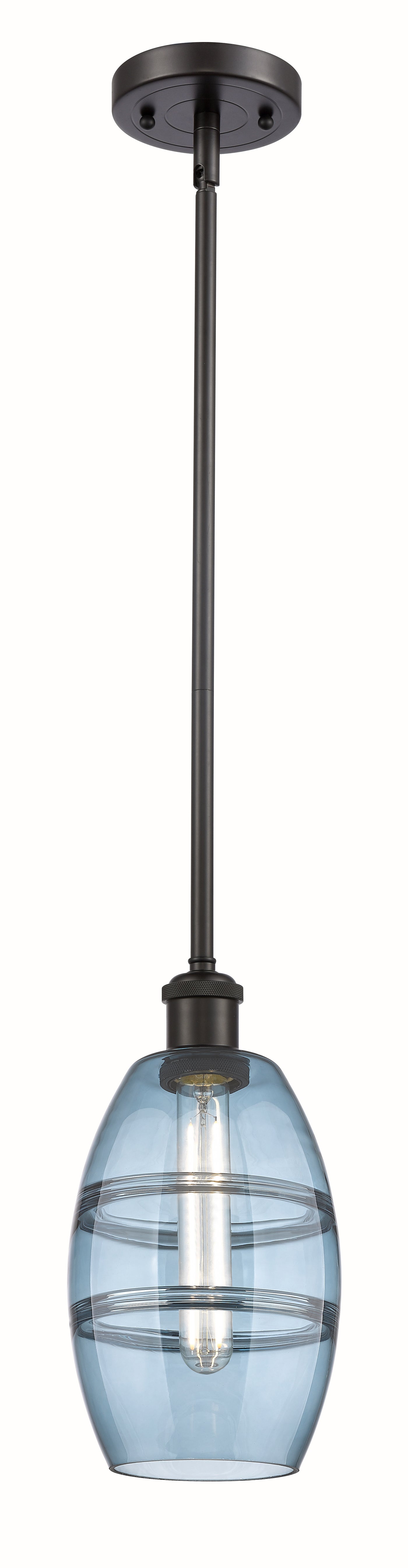 Ballston Mini Pendant Antique Brass Glass