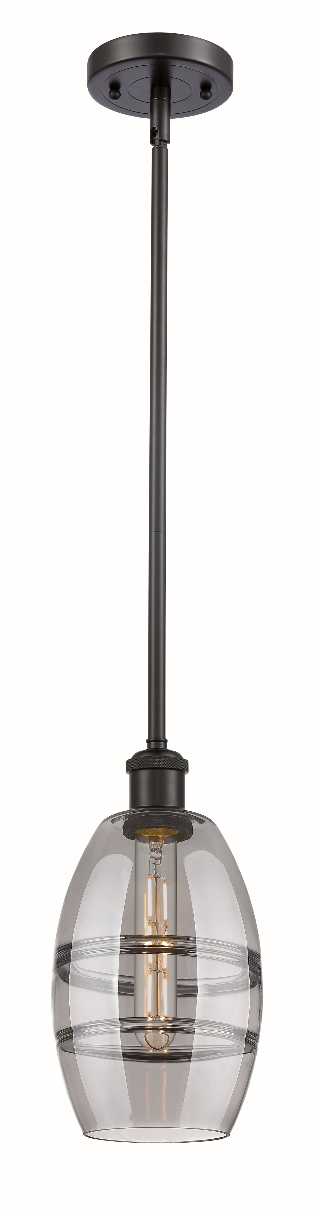 Ballston Mini Pendant Antique Brass Glass