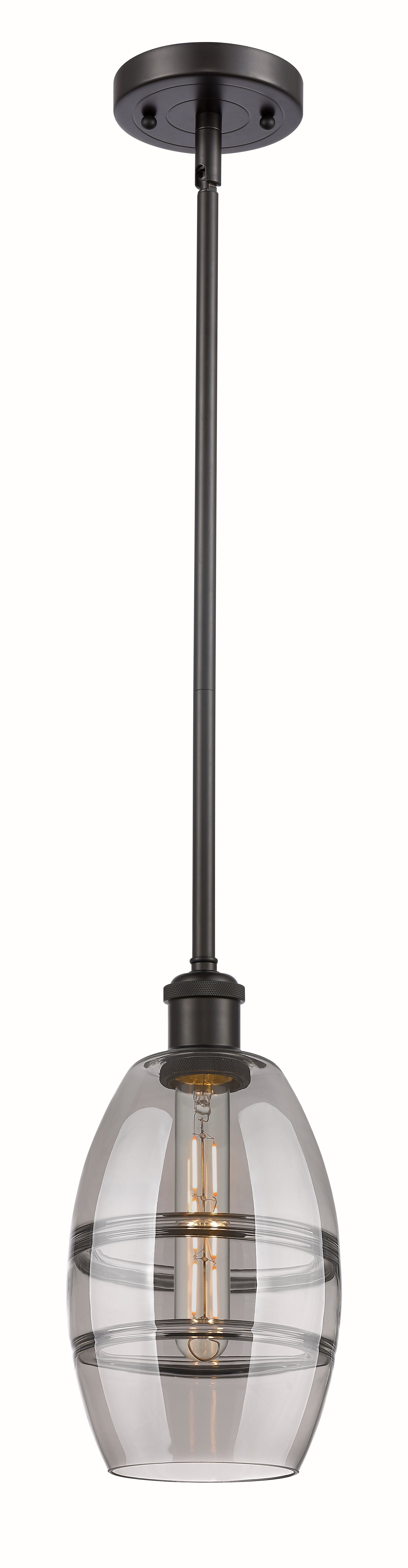 Ballston Mini Pendant Antique Brass Glass