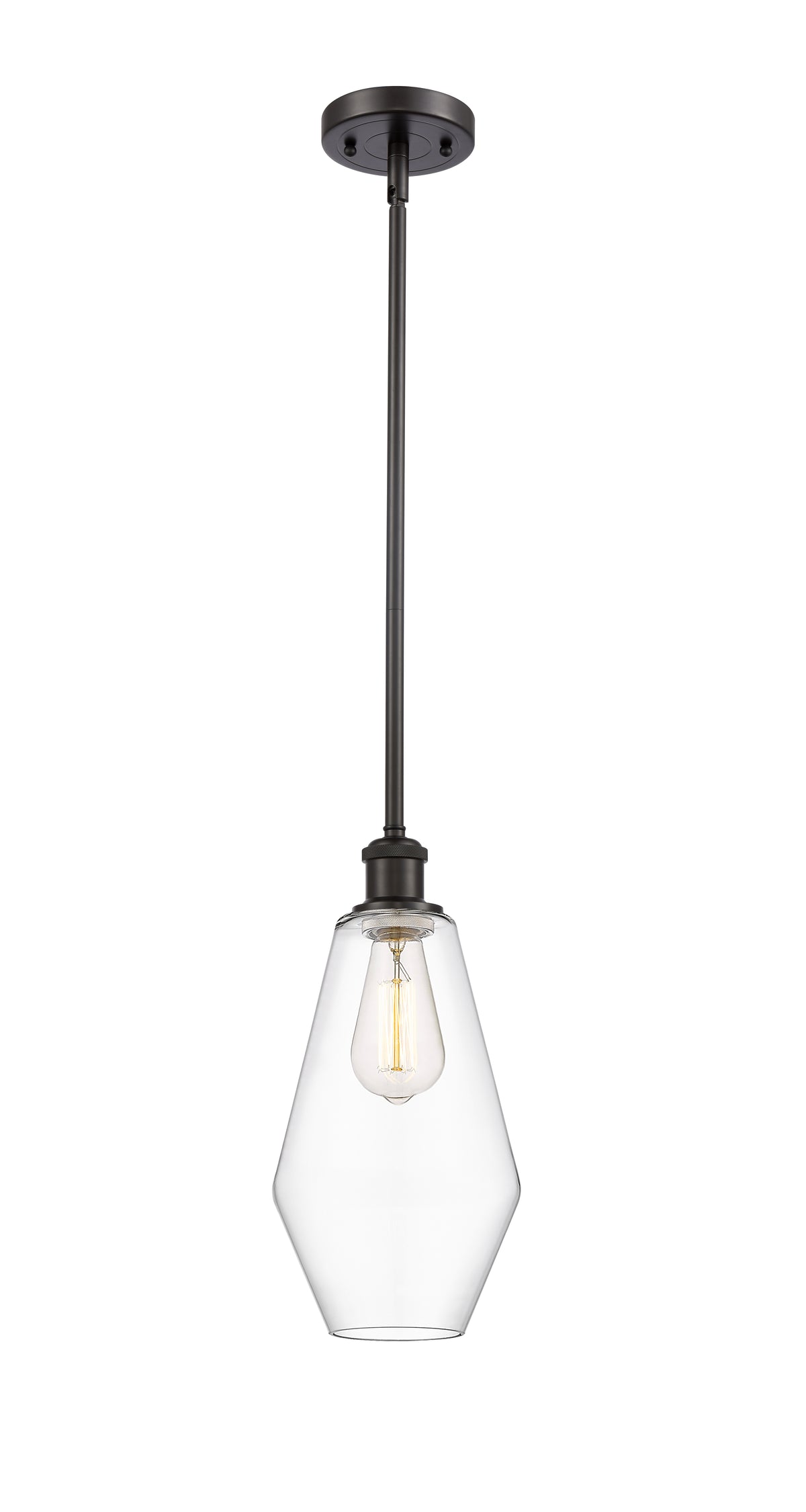 Ballston Mini Pendant 7 Inch Cast Brass