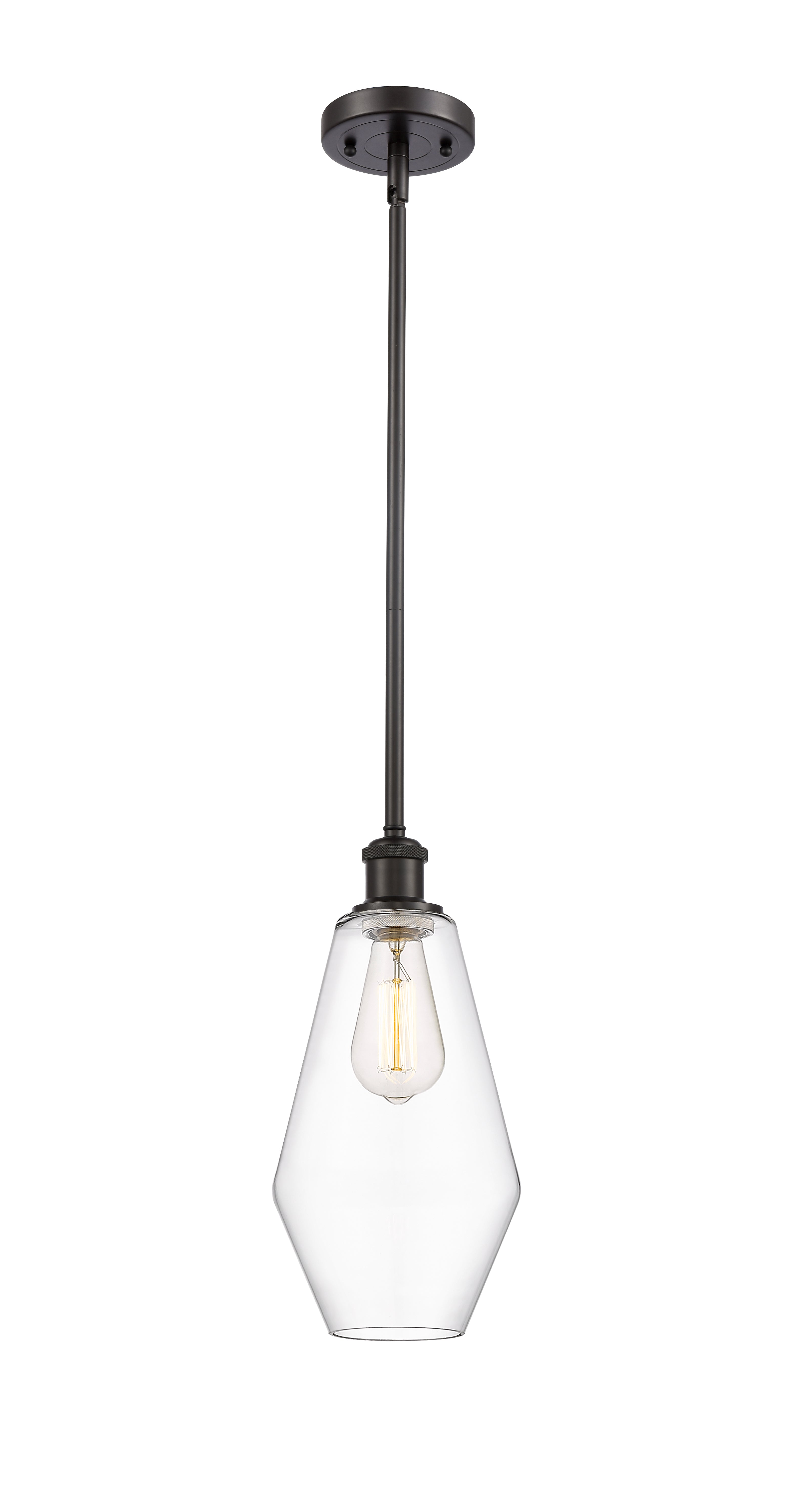 Ballston Mini Pendant 7 Inch Cast Brass