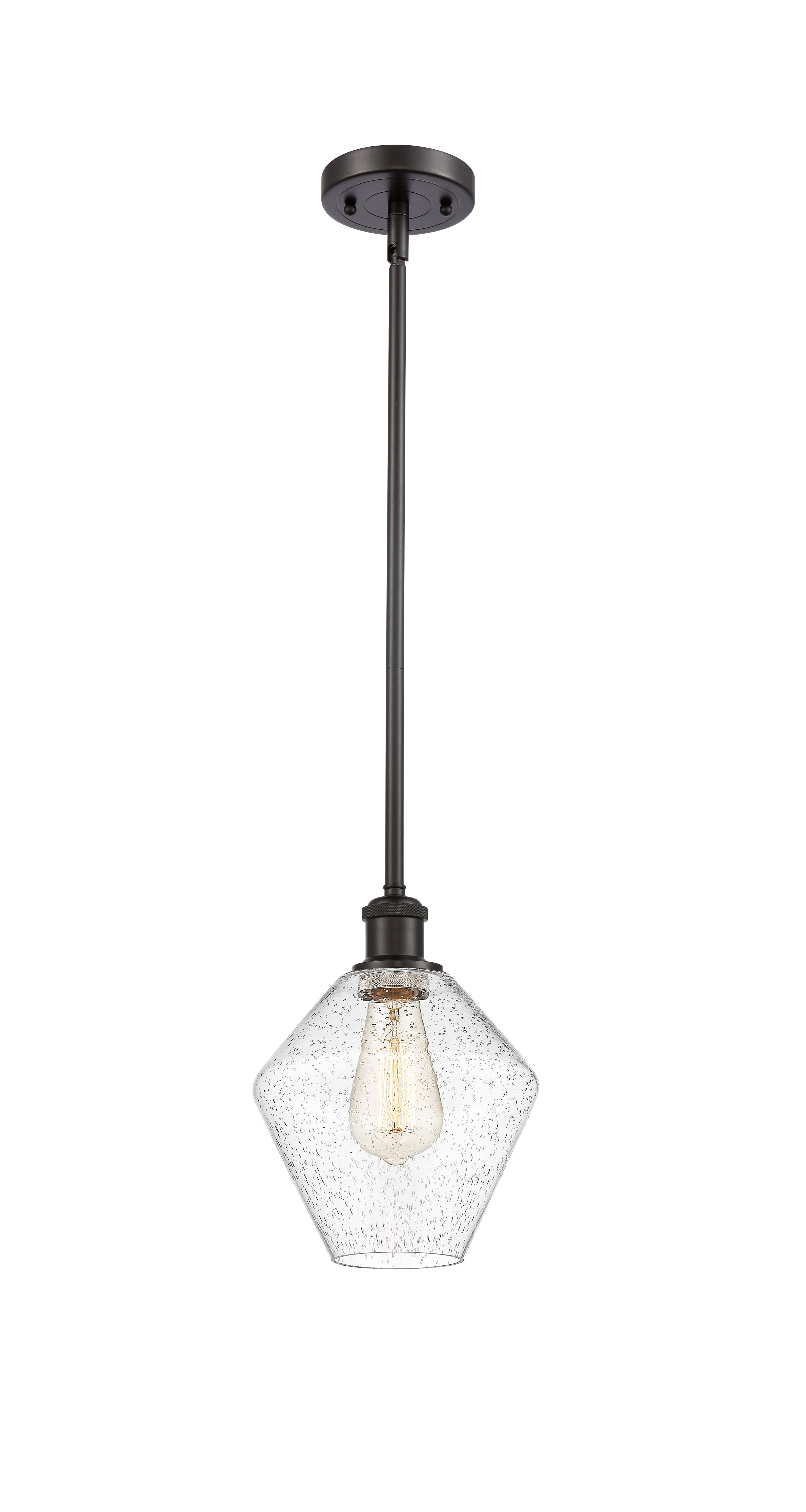 Ballston Mini Pendant Antique Brass 8 Inch
