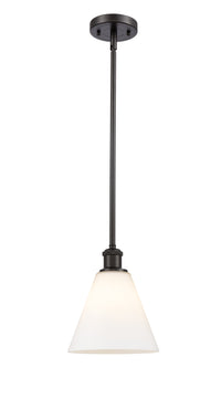 Ballston Mini Pendant Antique Brass 8 Inch